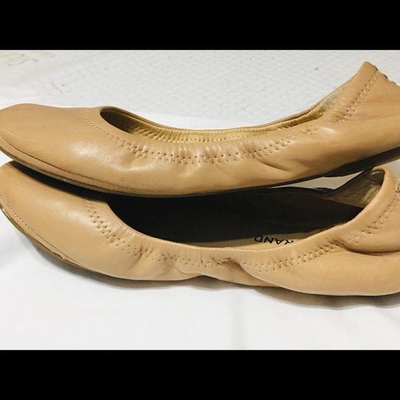 Lucky brand Emmie leather ballet flats nude tan - Picture 3 of 6